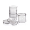 Tumbler with snap lid short 4-pack