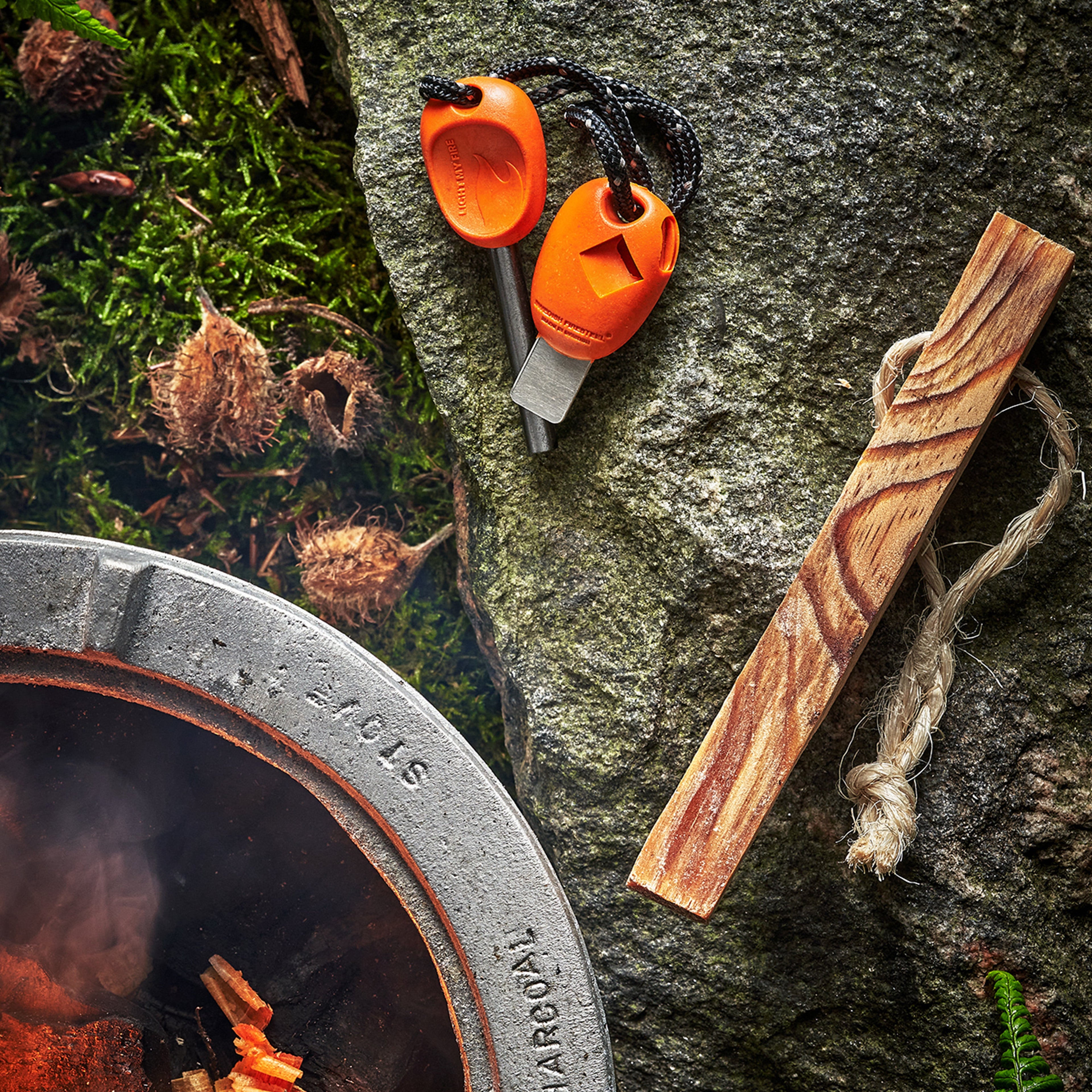 Swedish FireSteel scout 2in1