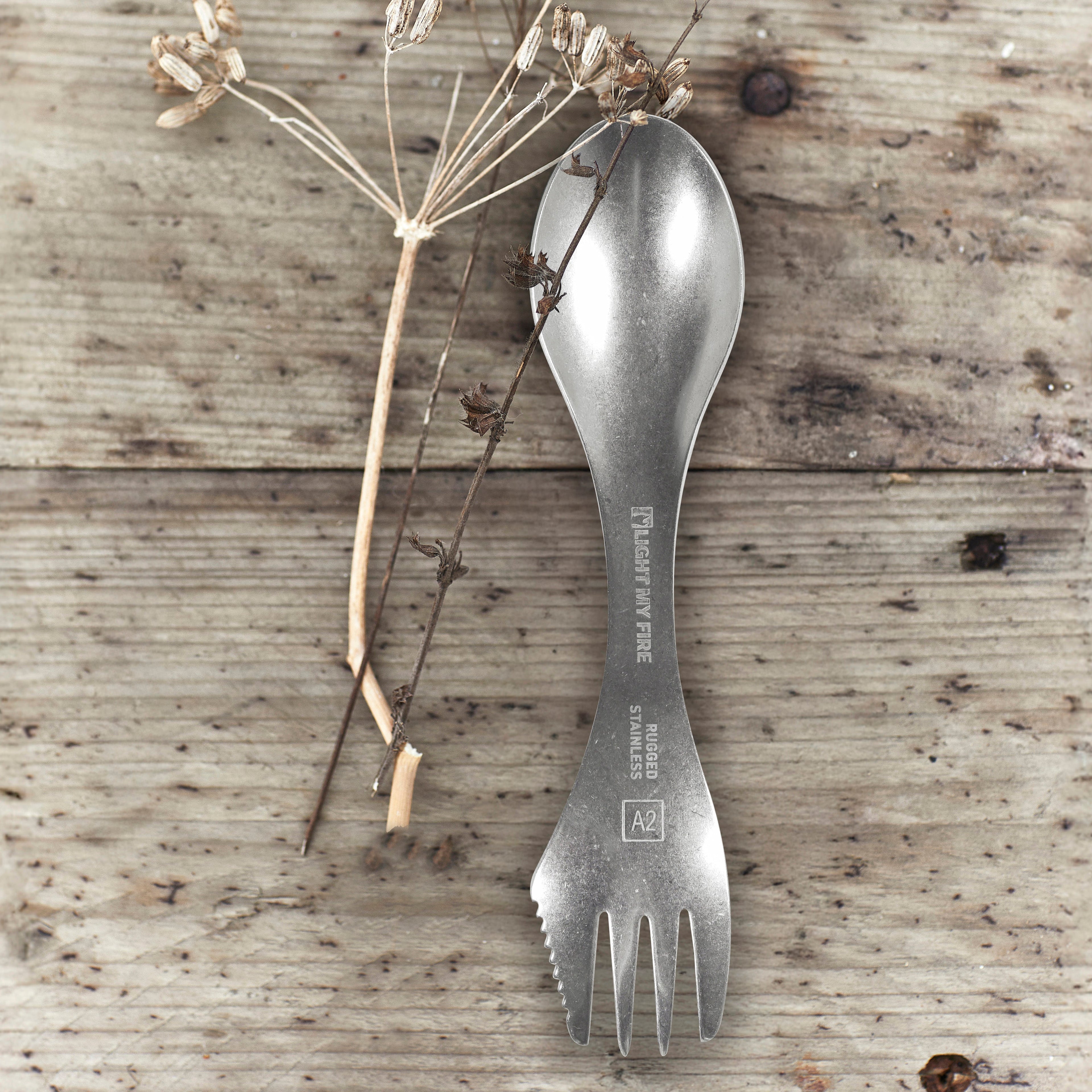 Swedish Spork stainless 2-pack